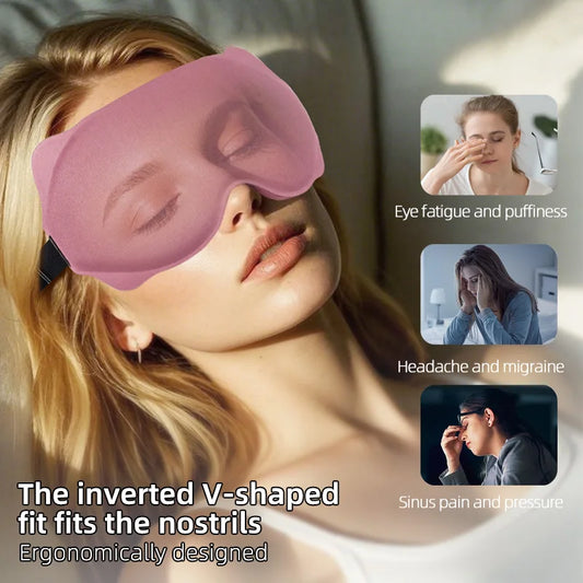 Travel 3D Sleeping Mask Eyepatch Blindfold Light Eye Mask for Sleeping Mask Slaapmasker Night Sleeping Aid Sleep Patch