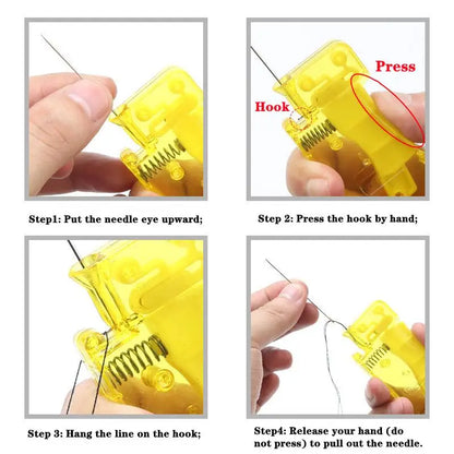 Automatic  Needle Threader Hand Sewing DIY Tool Auto Needle Threader Household Thread Device Home Sewing Accessories
