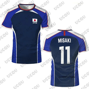 Japan Football Fan Jersey 2026 – Anime Style 3D Print | Quick-Dry | Kids & Adults | World Cup 2026