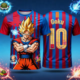 Dragon Ball 3D Print Family T-Shirt – Oversized Anime Tee | Kids & Adults | Unisex | 6 Designs