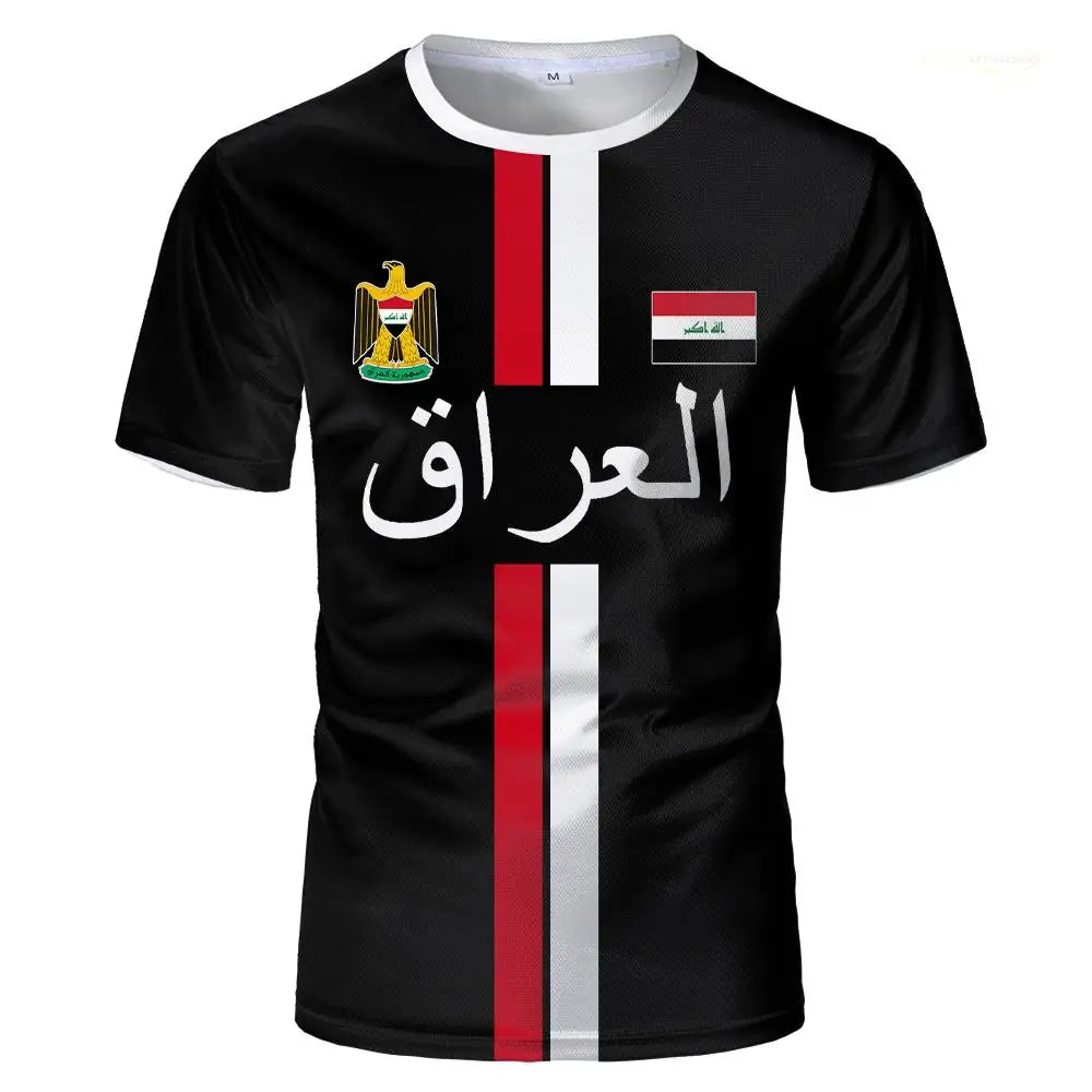 Iraq Football Jersey T-Shirt 2026 – Quick-Dry Streetwear | Unisex | XXS-6XL | World Cup Fan