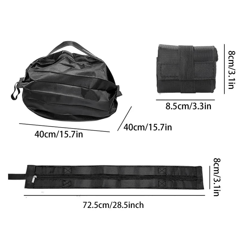 Foldable Reusable Home Shopping Bag – Lightweight Nylon Tote for Grocery, Beach & Storage