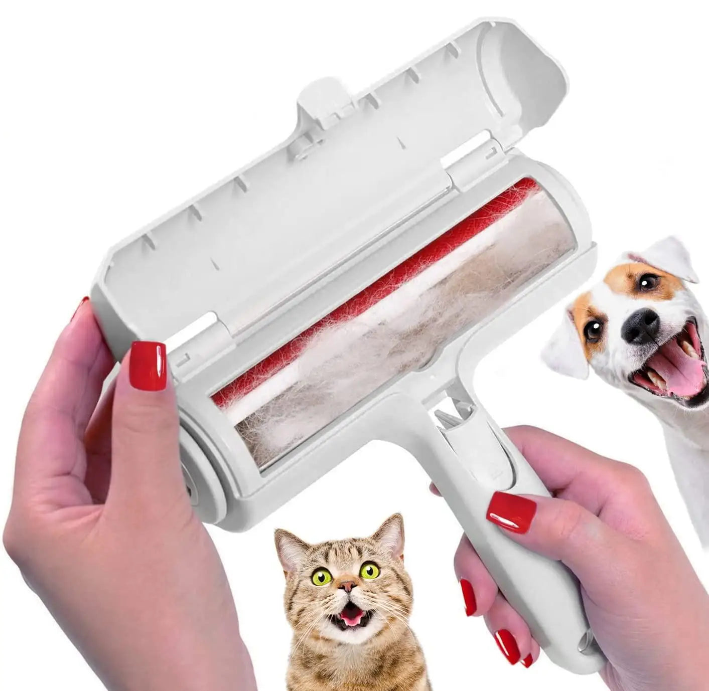 Roller Dépilateur Animaux – Base Auto-Nettoyante Chien & Chat