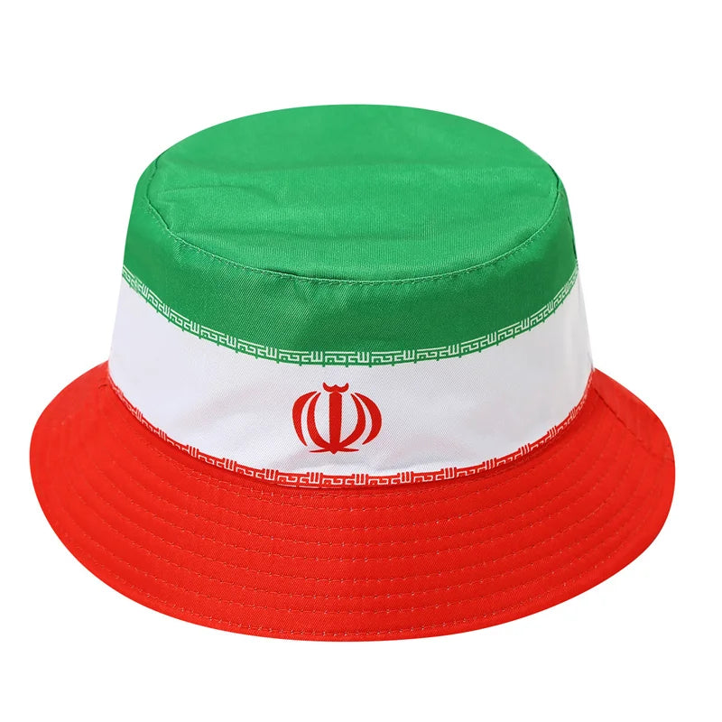 World Cup 2026 Reversible Bucket Hat – National Flag Fan Hat | 60+ Countries | Unisex | Sun Protection