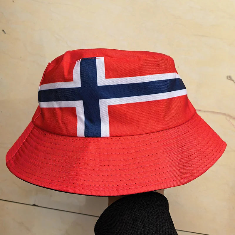 World Cup 2026 Reversible Bucket Hat – National Flag Fan Hat | 60+ Countries | Unisex | Sun Protection