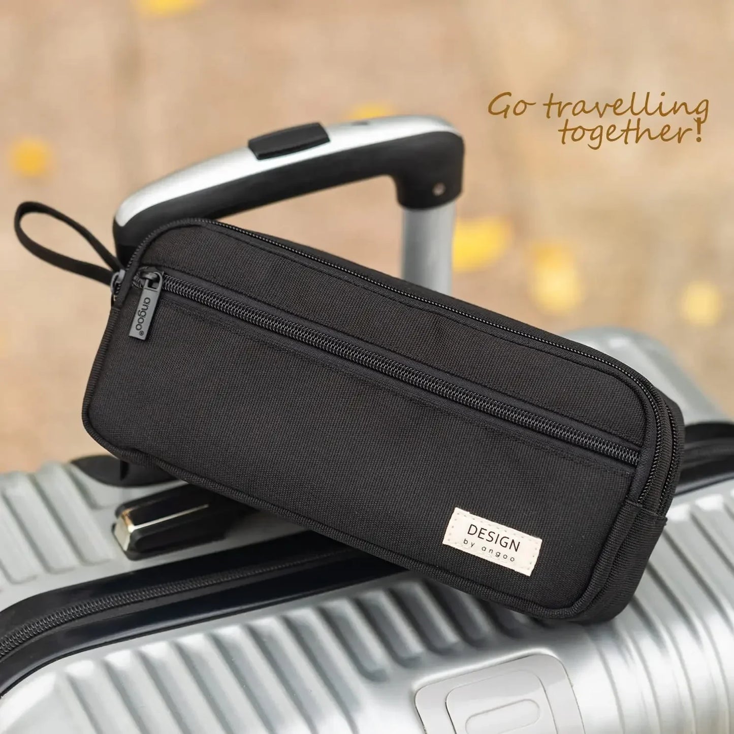 Multi-Compartment Pencil Case With Smooth Zipper, Portable and Usable as Makeup Bag. New Semester Essentials.