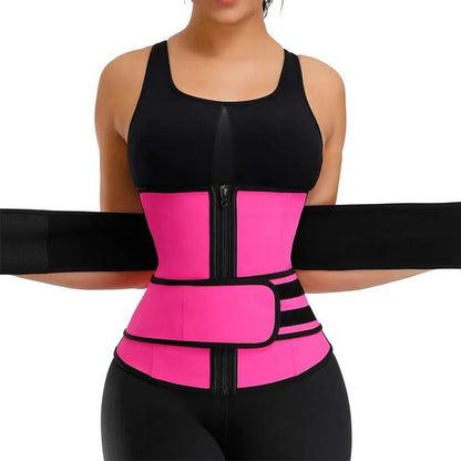 Waist Trainer Fitness Belt – Sweat Trimmer & Slimming Body Shaper for Workout & Weight Loss
