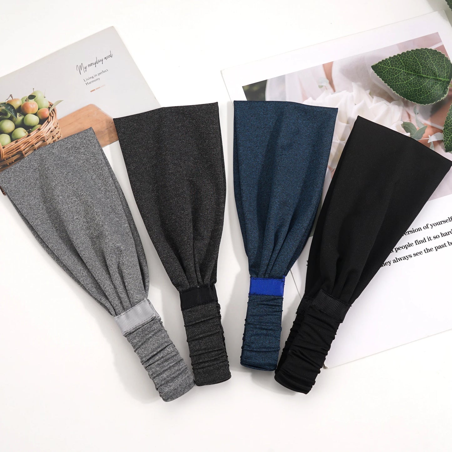 1/3PCS Sports Headbands For Men Woman Gym Yoga Sweat Hair Bands Soft Elastic Hairbands Stretch Outdoor Sport Sweatbands