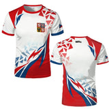 Czech Republic Flag T-Shirt – 3D Print Football Jersey | Unisex | XXS to 6XL