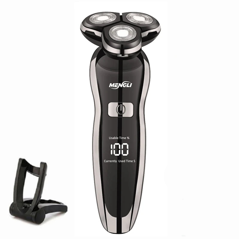 ZOZEN Electric Razor Electric Shaver Washable Rechargeable Body Hair Clipper Shaving Machine for Men Beard Trimmer Wet Dry Use