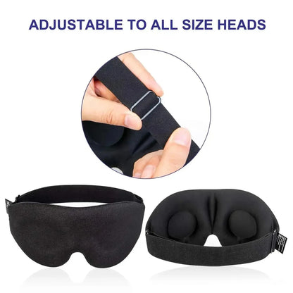 Sleep Mask Contoured Cup Blindfold Concave Night Eye Mask Block Out Light