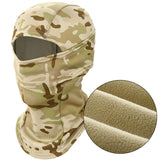 Winter Warmer Fleece Tactical Balaclava Full Face Mask Ski Paintball Running Hunting Hiking Cycling Sports Snowboard Scarf Men