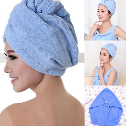 Serviette magique en microfibre séchage rapide avec bouton de fixation
