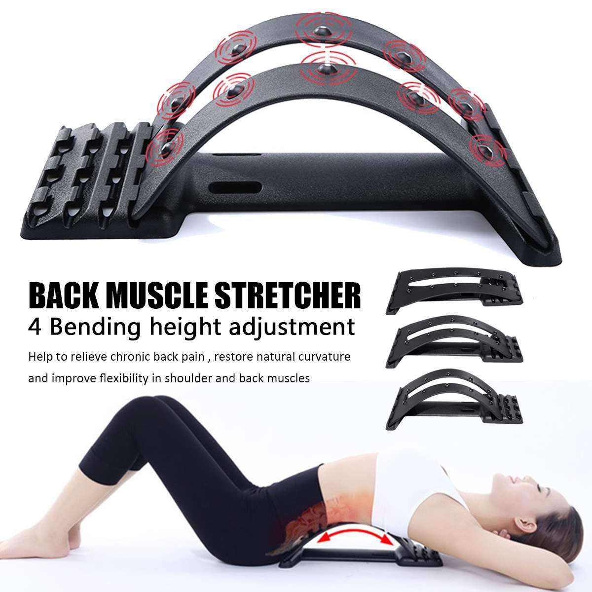 Lumbar Support Relaxation Spine Pain Relief EtrendPro® Back Stretcher