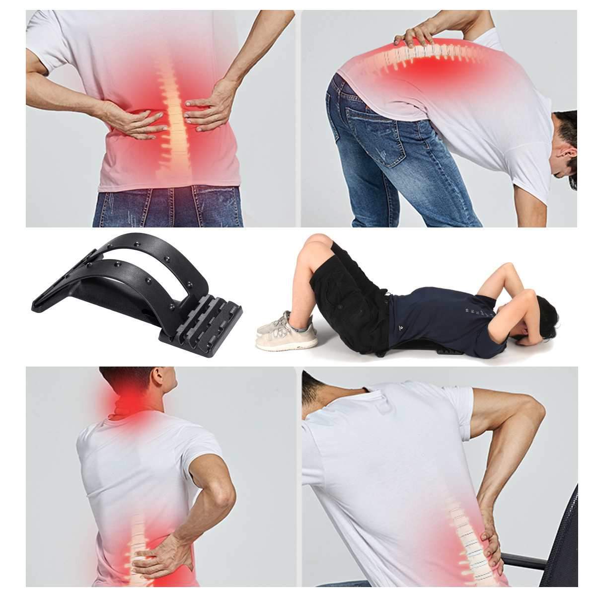 Lumbar Support Relaxation Spine Pain Relief EtrendPro® Back Stretcher