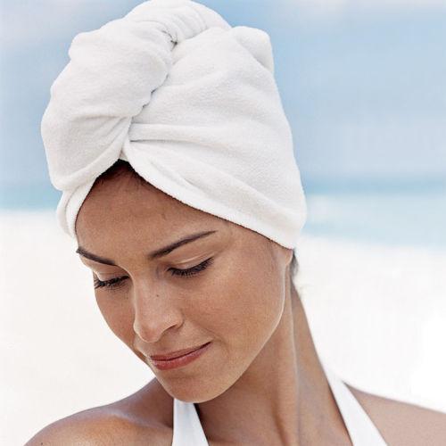 Magic Microfiber Hair Fast Drying Towel - EtrendproServiette magique en microfibre séchage rapide avec bouton de fixation