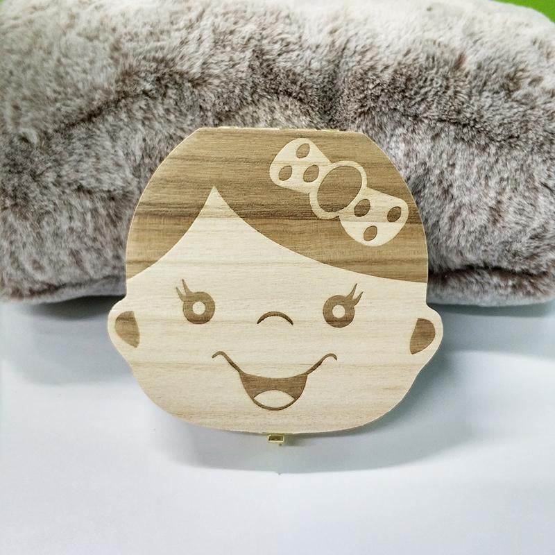 Wooden Kids Tooth Storage Box - Etrendpro