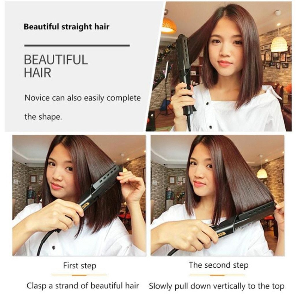 Ceramic Tourmaline Ionic Hair Straightener Flat Iron