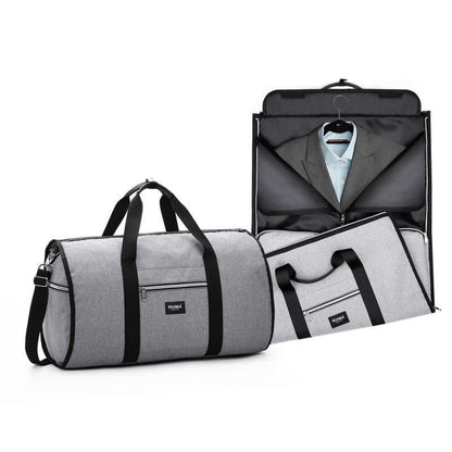 Waterproof 2 in 1 travel bag - durable luggage pack packed for weekend trip